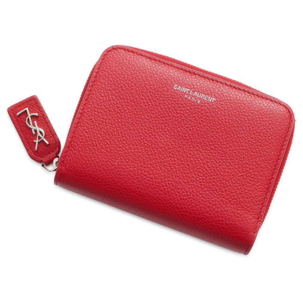 Saint Laurent Paris Bi fold Wallet Compact Leather - Picture 1 of 14
